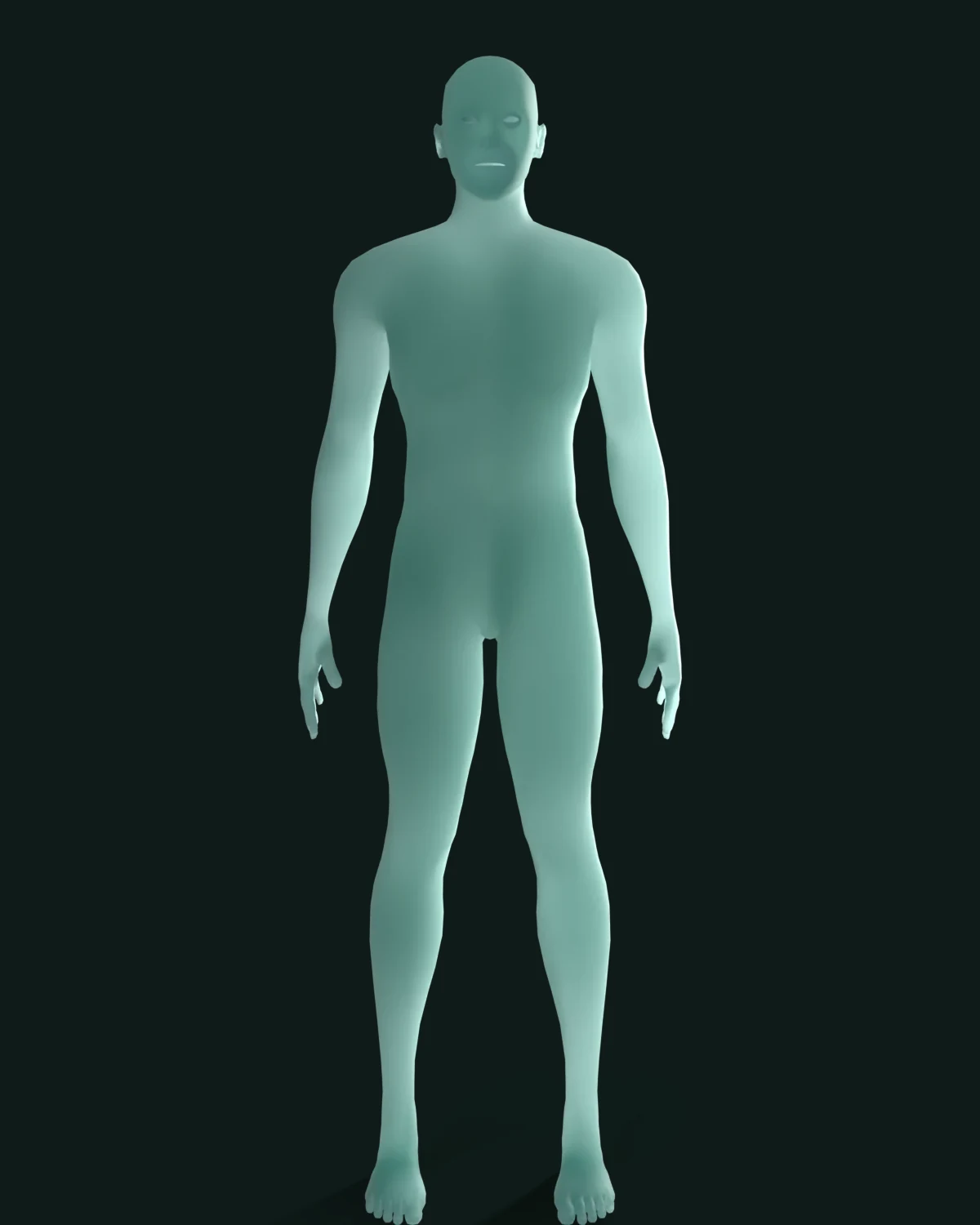 Jade Twin, front view, on night