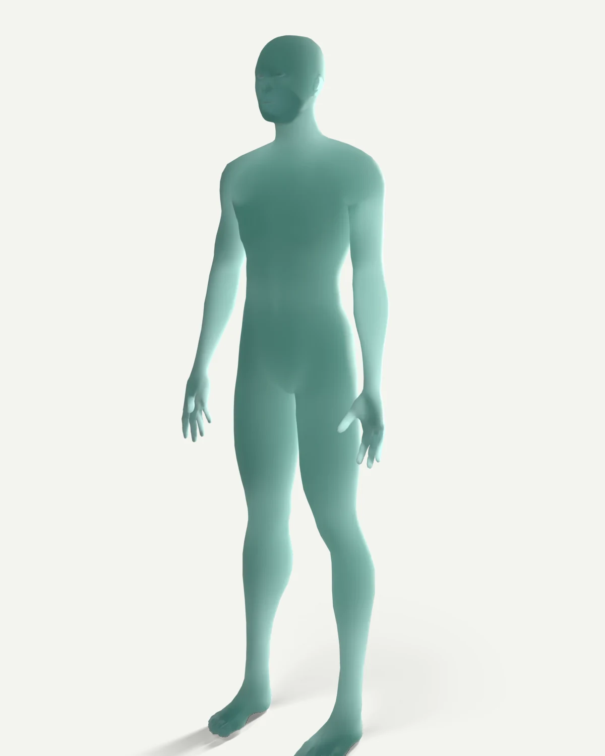 Jade Twin, three-quarter view, on stone